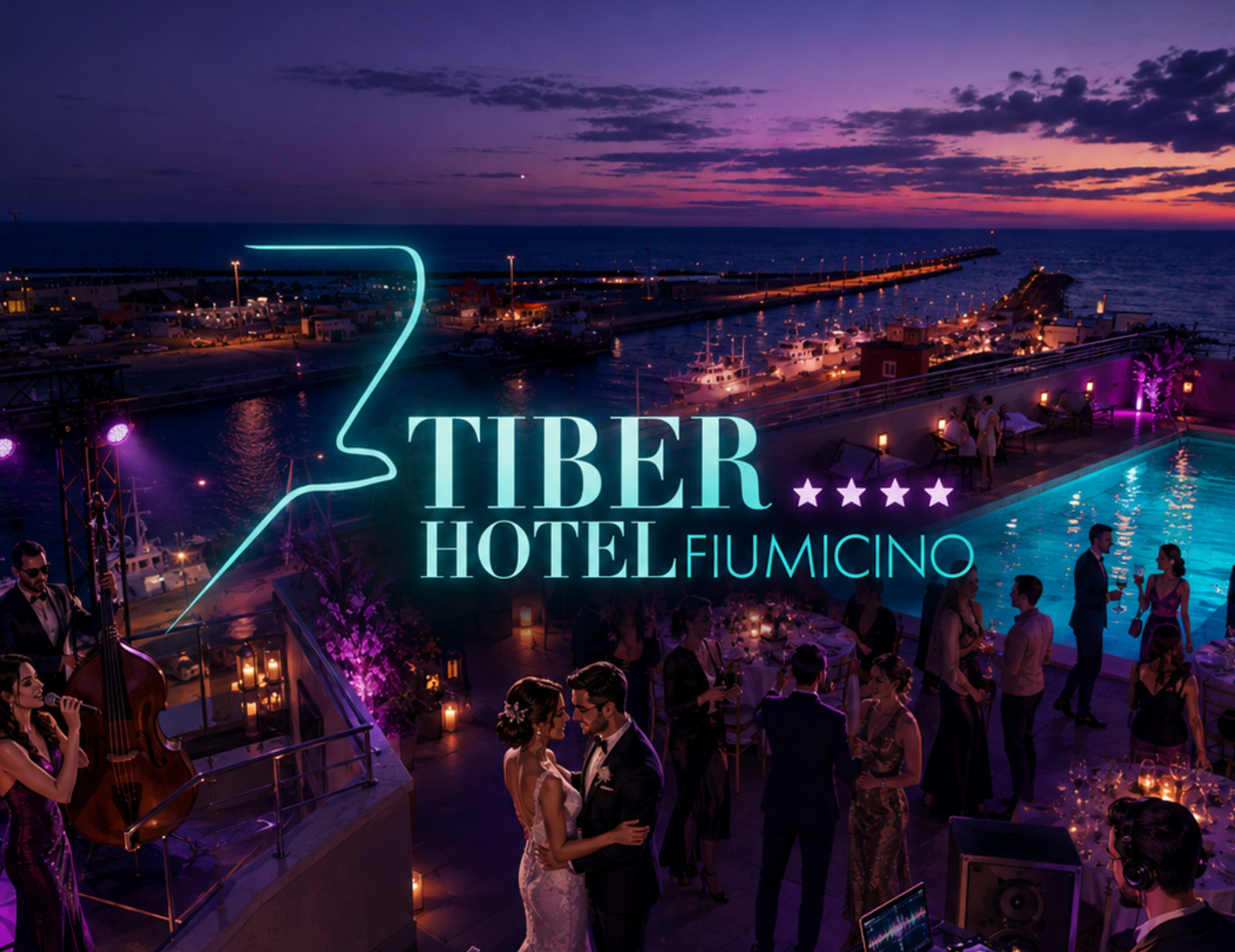Logo Tiber Hotel Fiumicino
